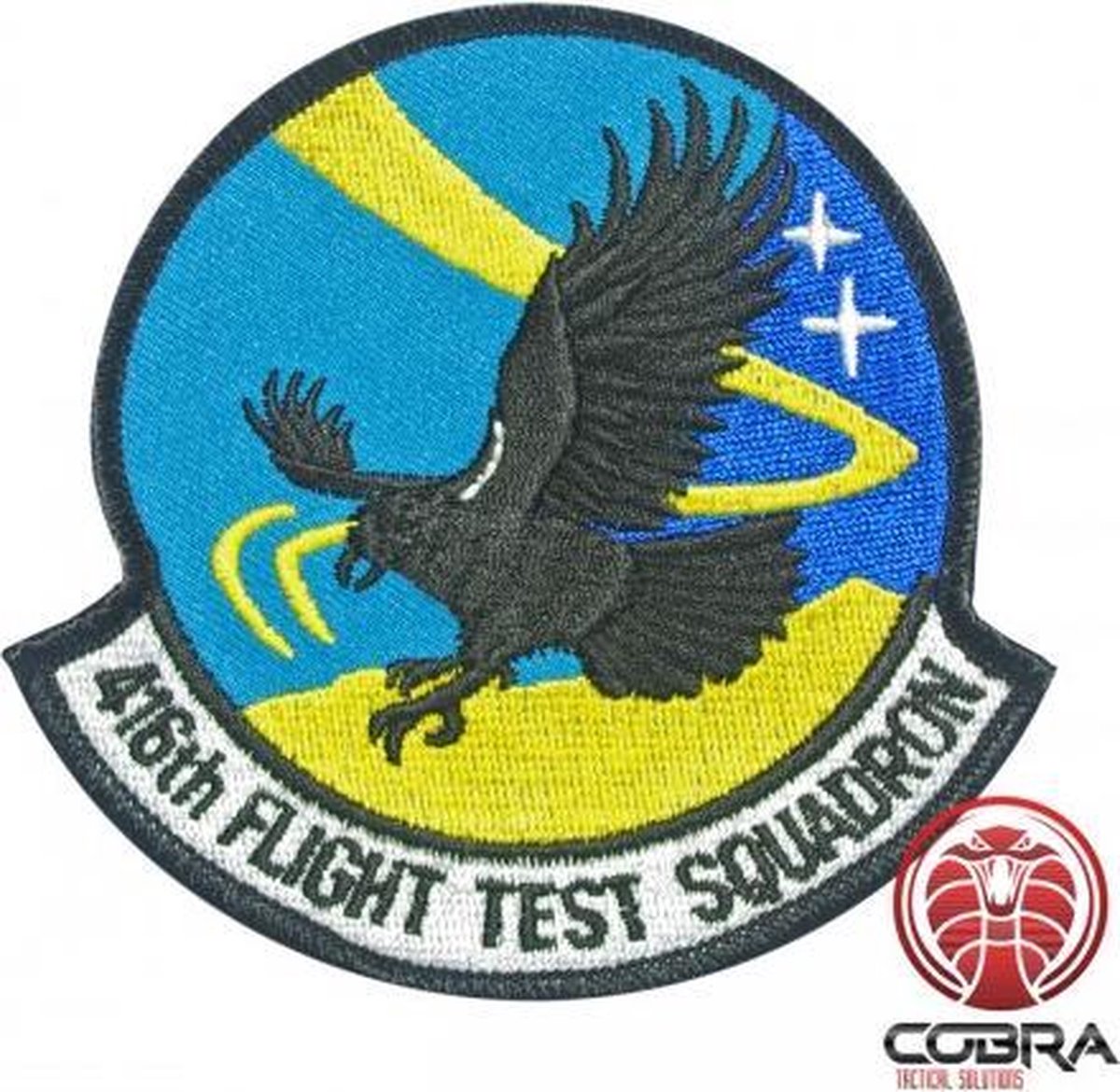 416th Flight Test Squadron US Airforce geborduurde patch | Opnaai  | Military Airsoft